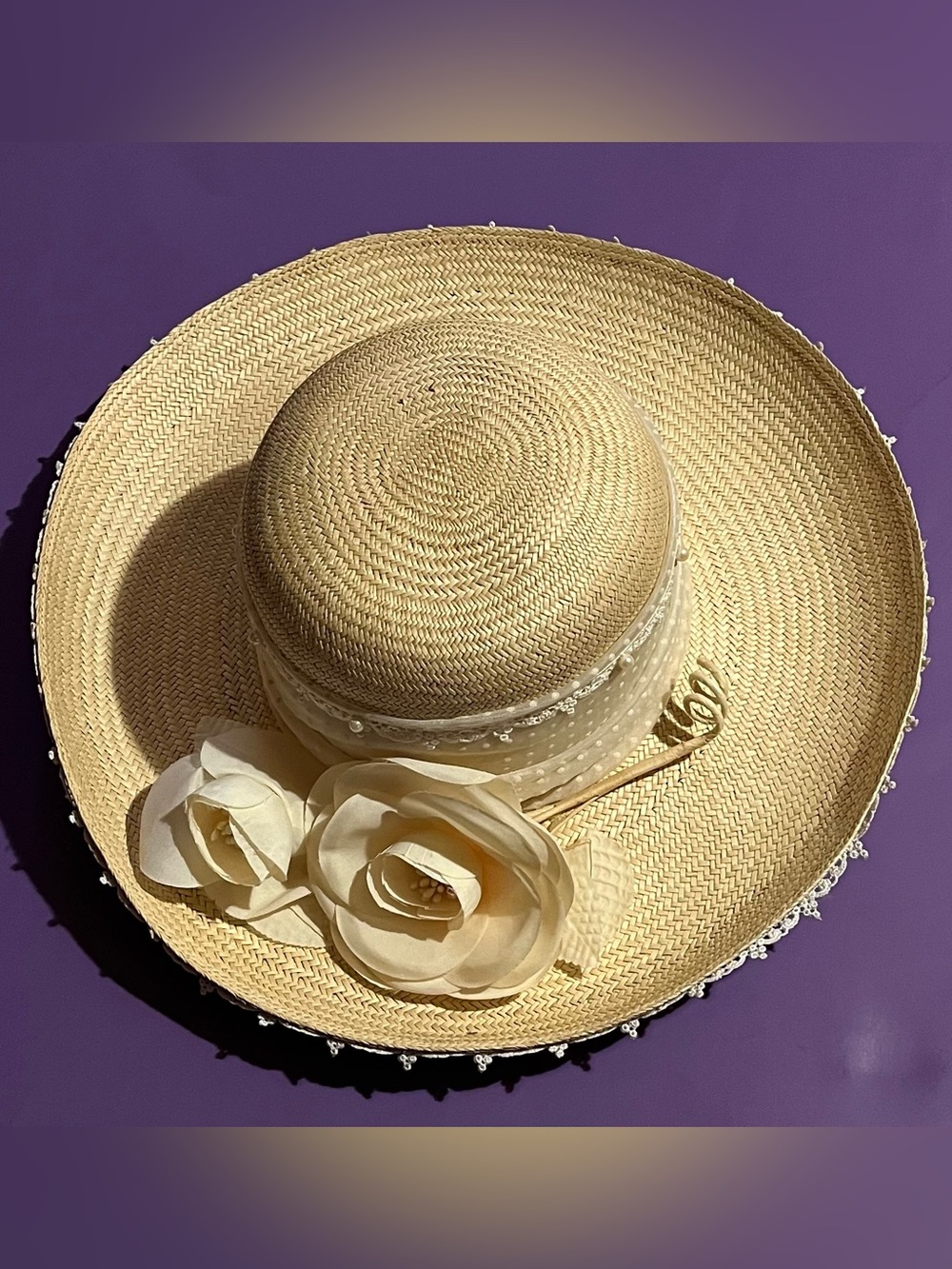 Sonni San Francisco Vintage Women's Straw Sun Hat